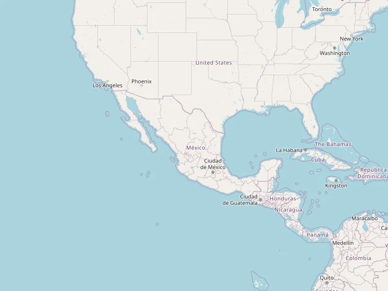 Mexico का नक्शा डाउनलोड करें