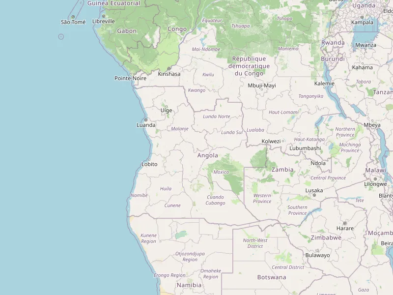 Download map of Angola