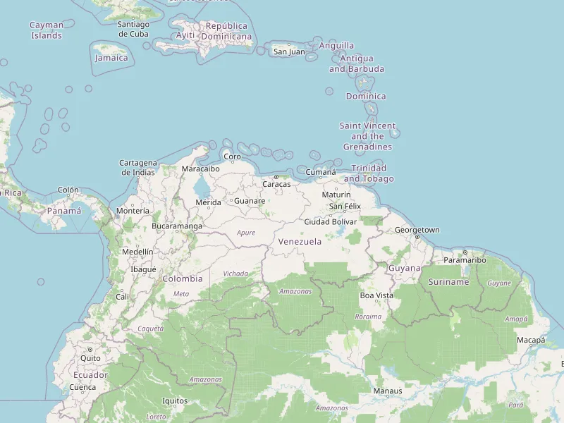 Stahnout mapu Venezuela