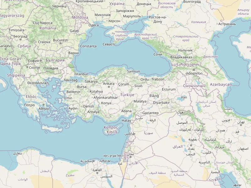 تحميل خريطة Türkiye