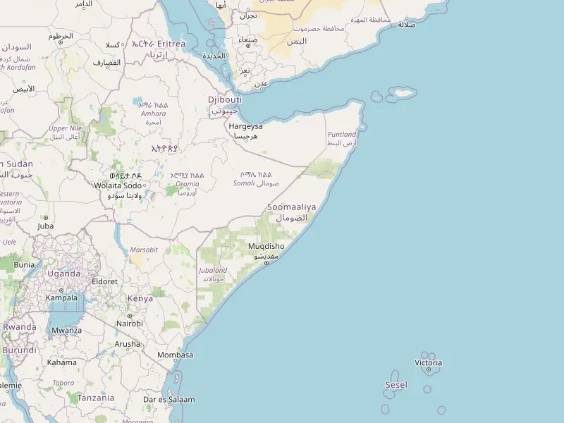 Scarica mappa di Somalia