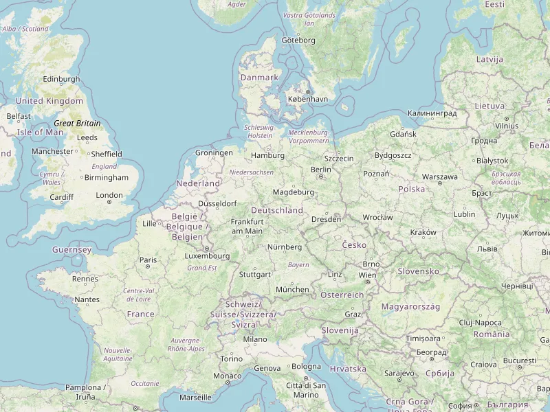 Download map of Germany