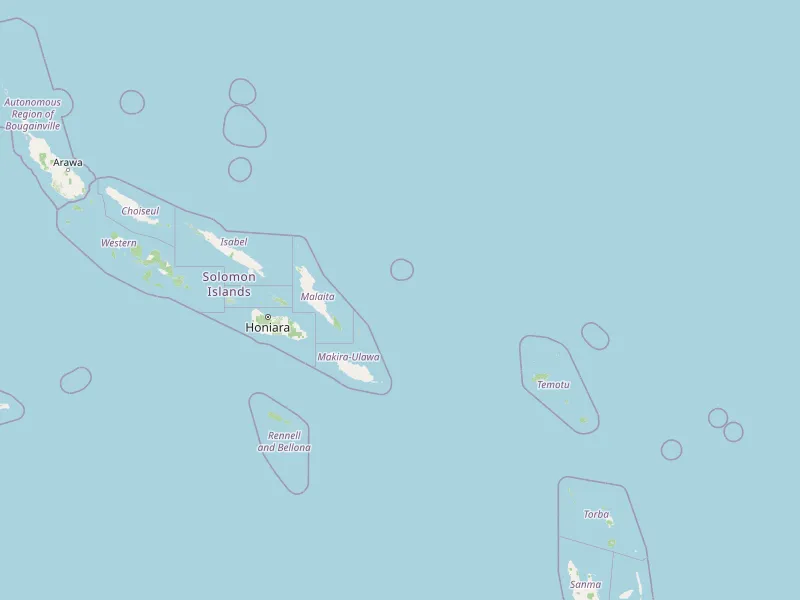 Stahnout mapu Solomon Islands