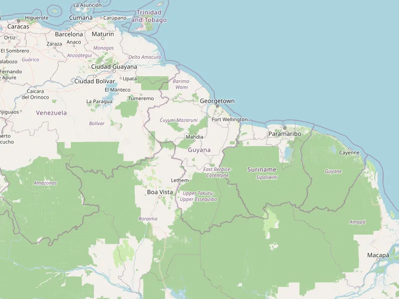 Guyana 지도 다운로드