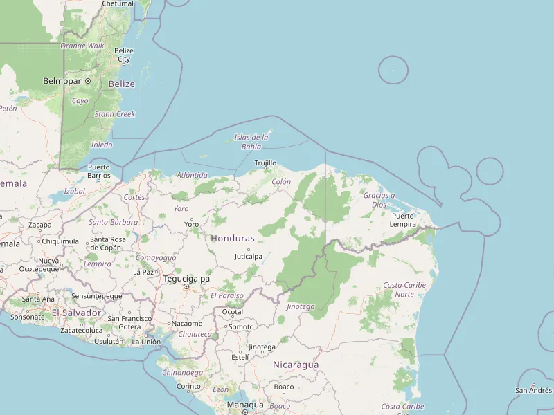 Stahnout mapu Honduras
