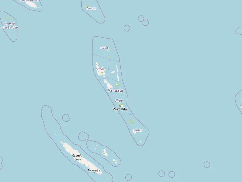 Download kaart van Vanuatu