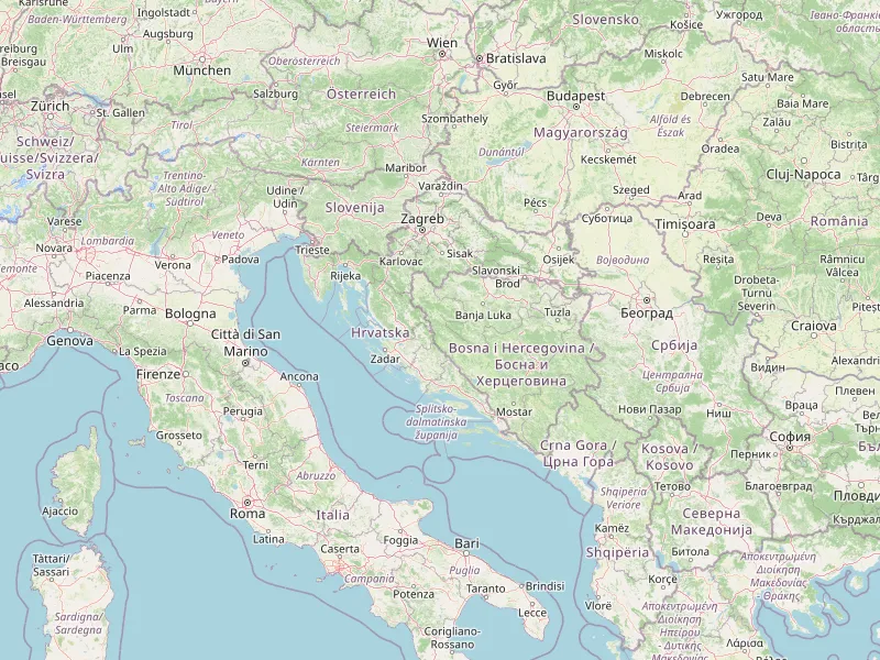 Download map of Croatia