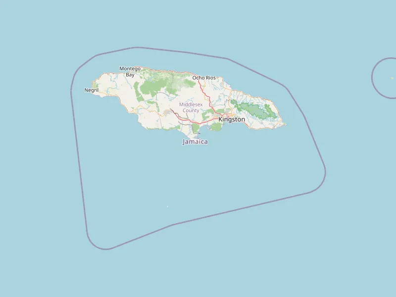Download map of Jamaica