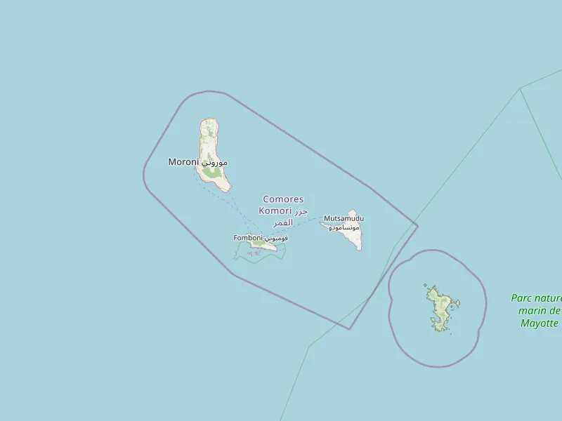 Download map of Comoros