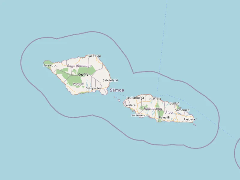 Download map of Samoa