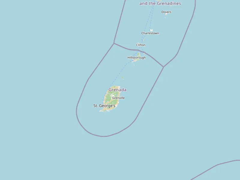Grenada का नक्शा डाउनलोड करें
