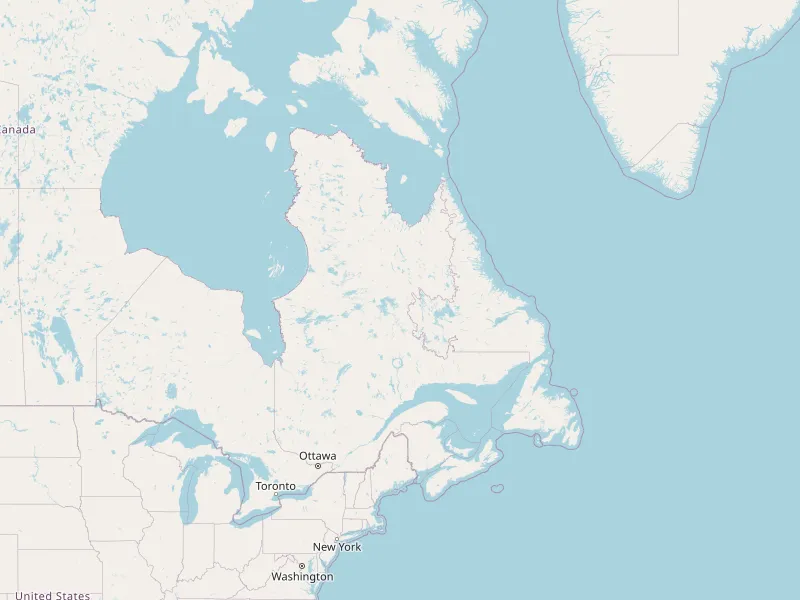 Quebecの地図をダウンロード