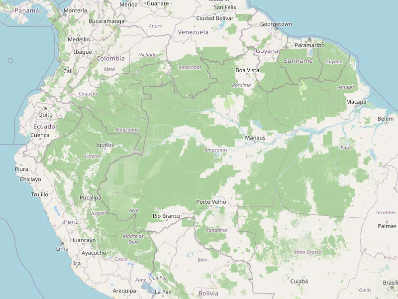 Download map of Amazonas