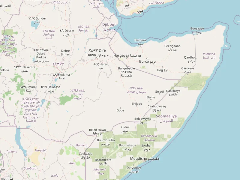 Download map of Somali Region
