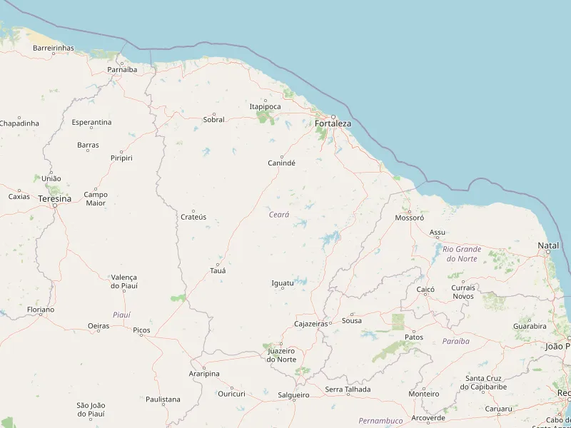 Download map of Ceará