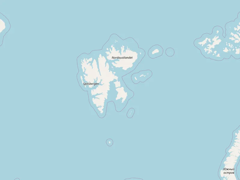 Karte von Spitzbergen herunterladen