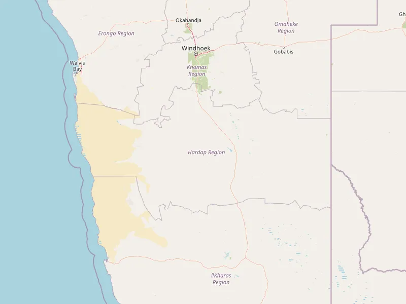 Pobierz mape Hardap