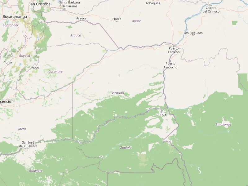 Download map of Vichada