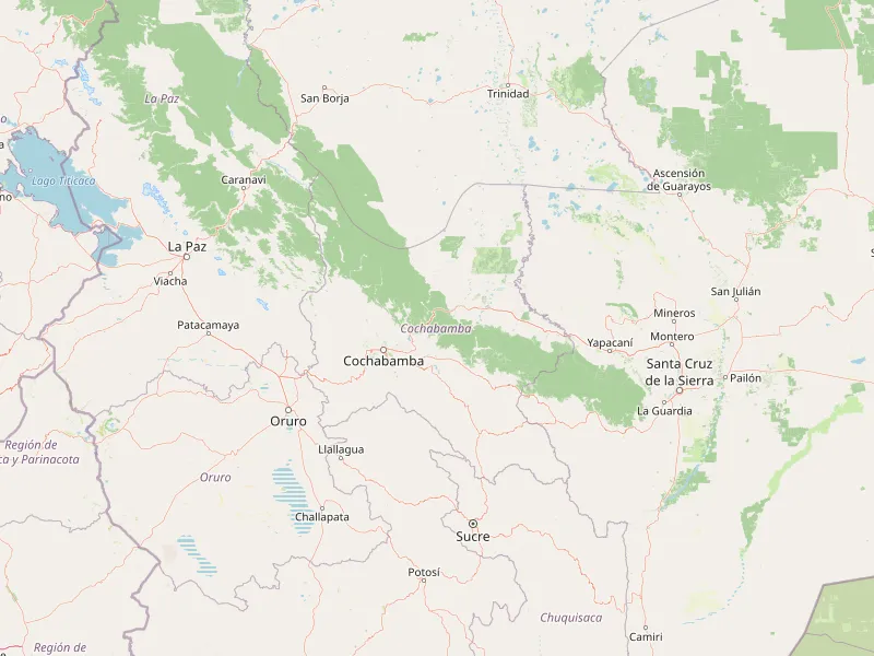 Download kort over Cochabamba