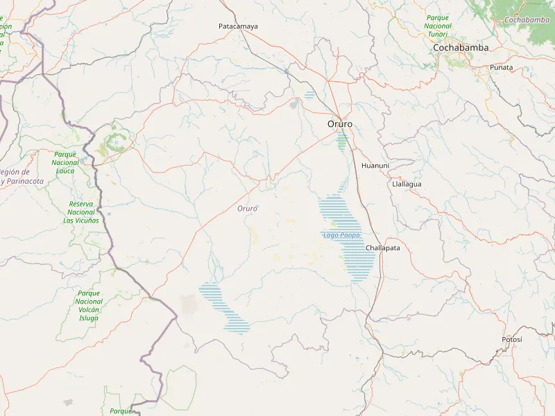 Download map of Oruro