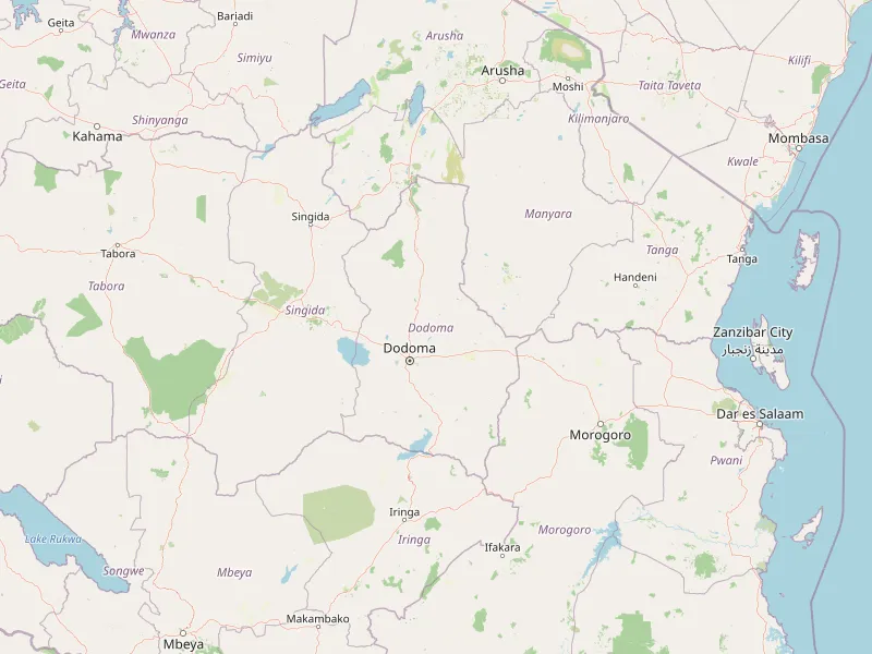 Dodoma Region haritasini indir