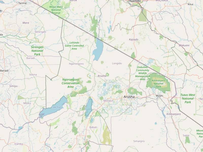 Arusha 지도 다운로드