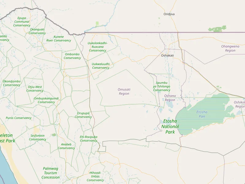 Download map of Omusati