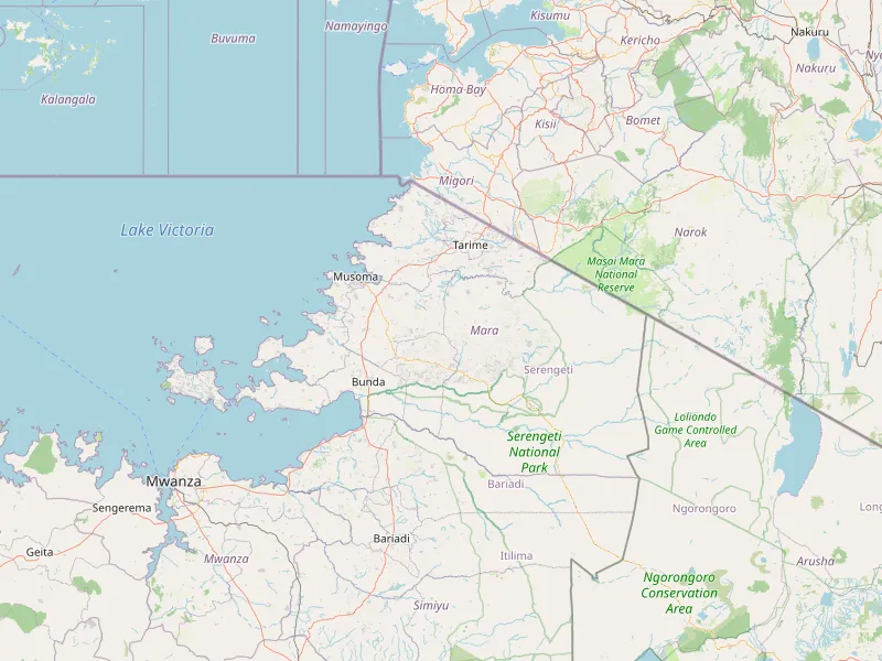 Download map of Mara Region