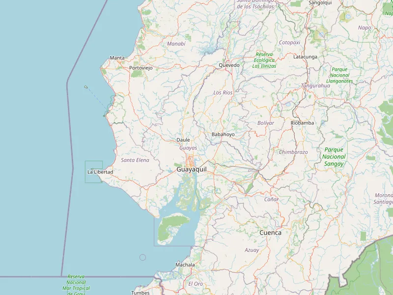Download map of Guayas