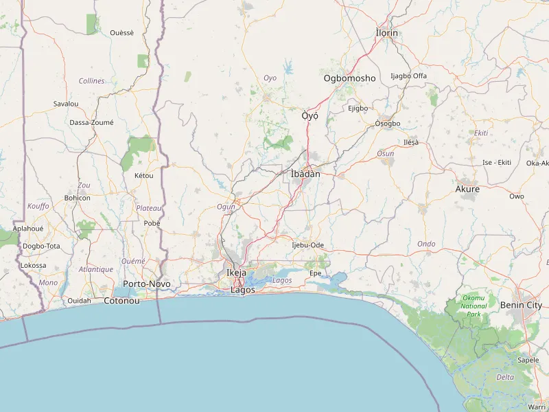 Download map of Ogun State
