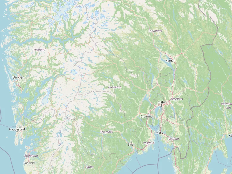 Download map of Buskerud