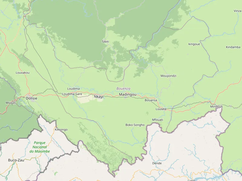 Stahnout mapu Bouenza Department