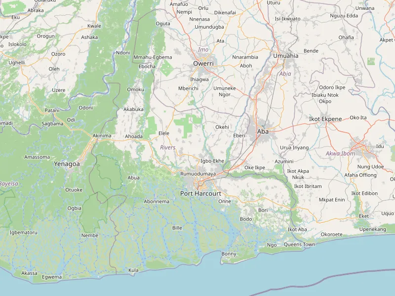 Stahnout mapu Rivers State
