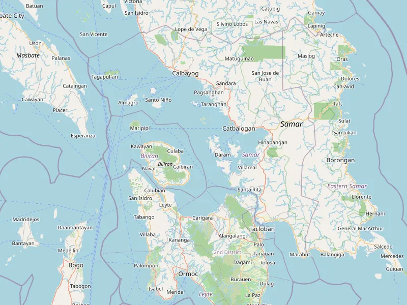 Pobierz mape Samar