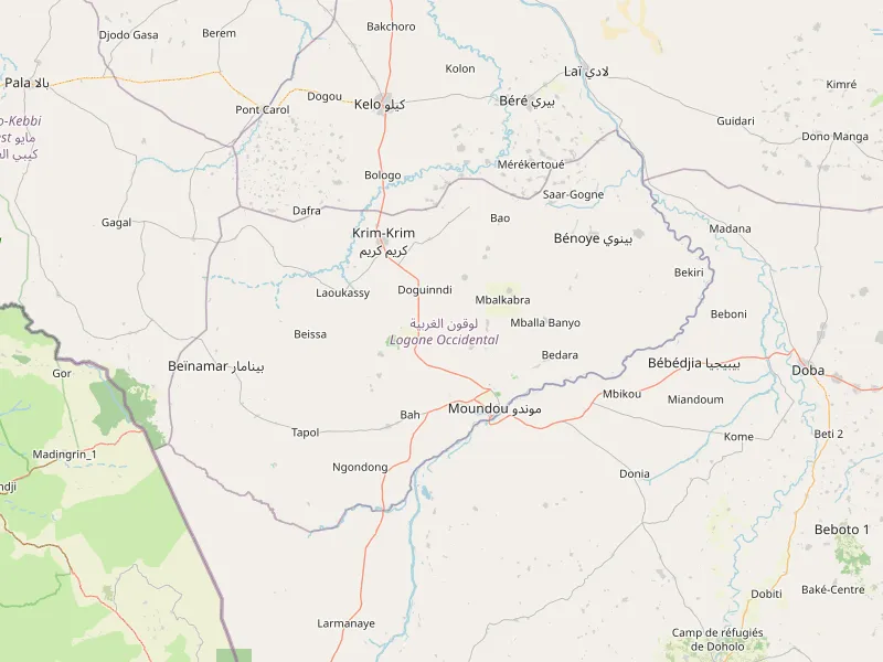 Download map of Logone Occidental