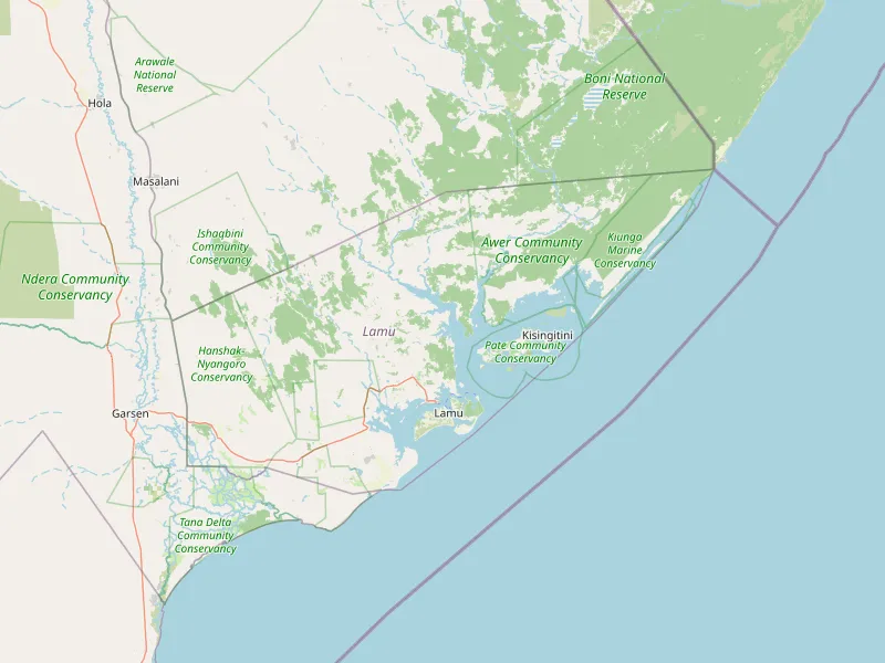 Download map of Lamu