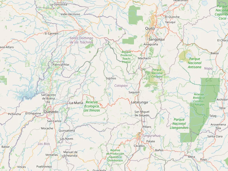 Pobierz mape Cotopaxi