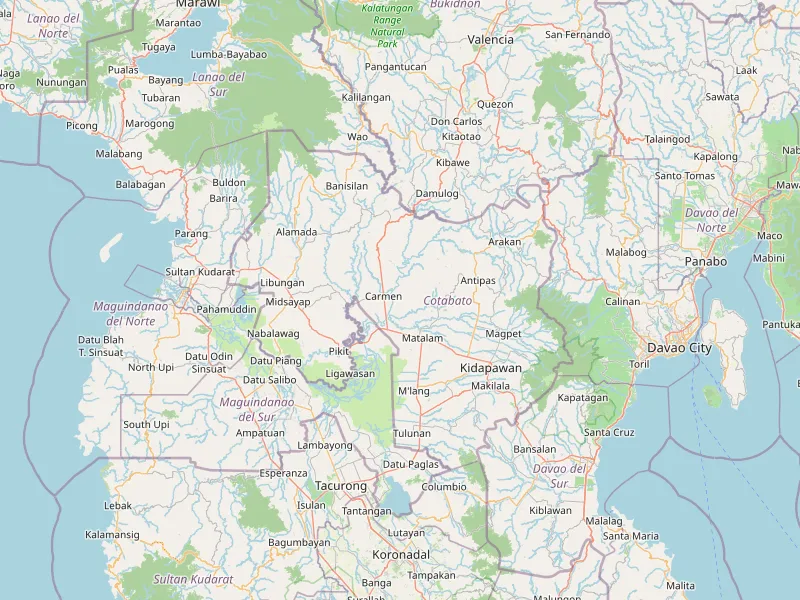 Завантажити карту Cotabato