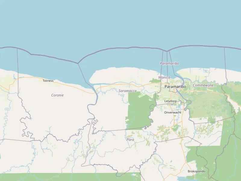 Download map of Saramacca