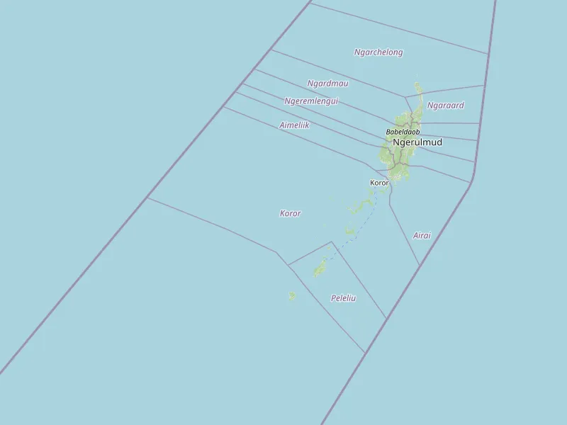Download map of Koror