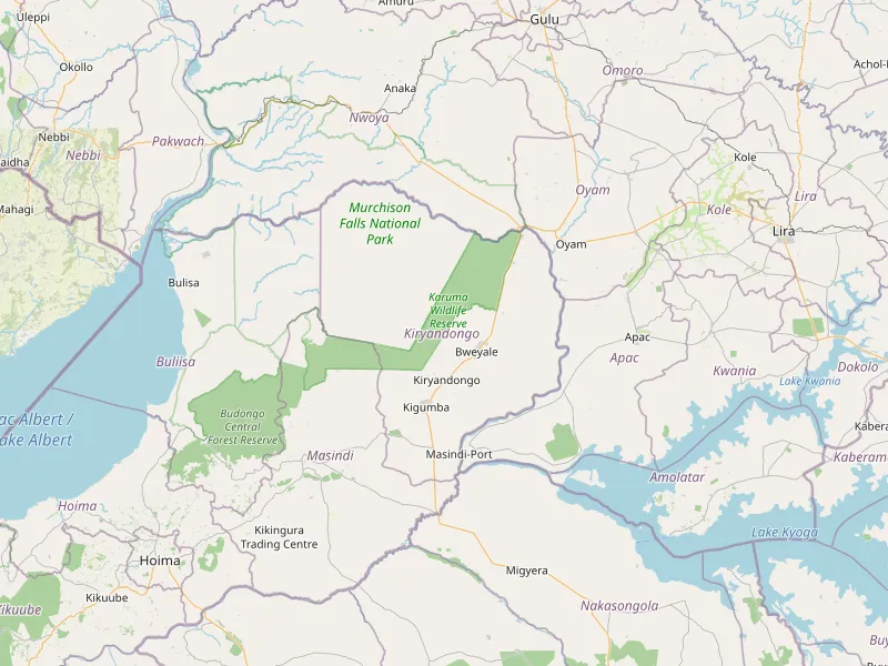 Download map of Kiryandongo