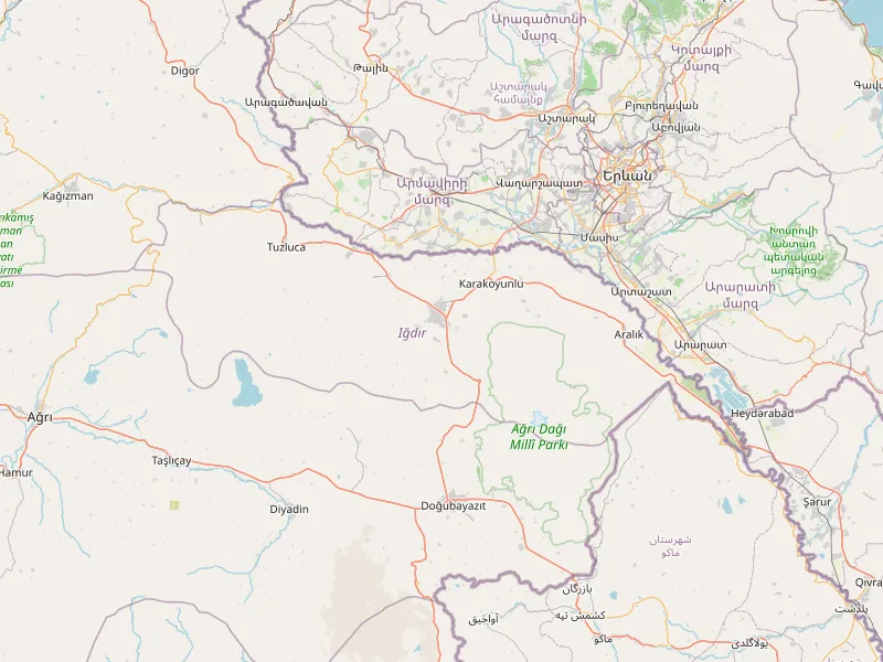 Iğdırの地図をダウンロード