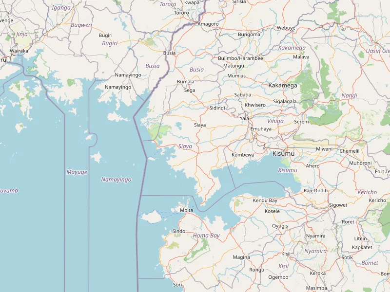 Scarica mappa di Siaya County