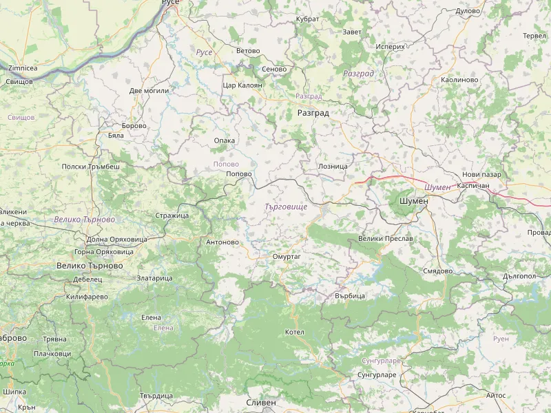 Download kaart van Targovishte
