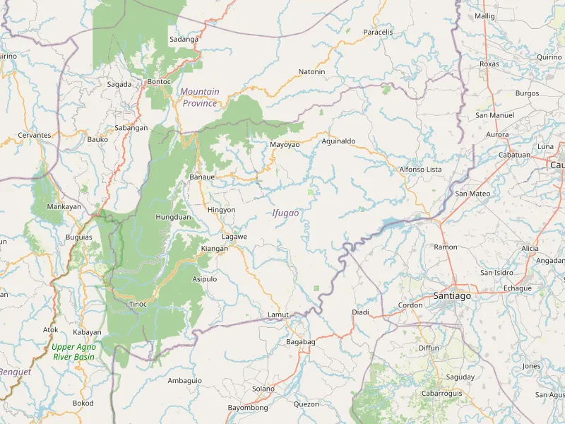 Stahnout mapu Ifugao