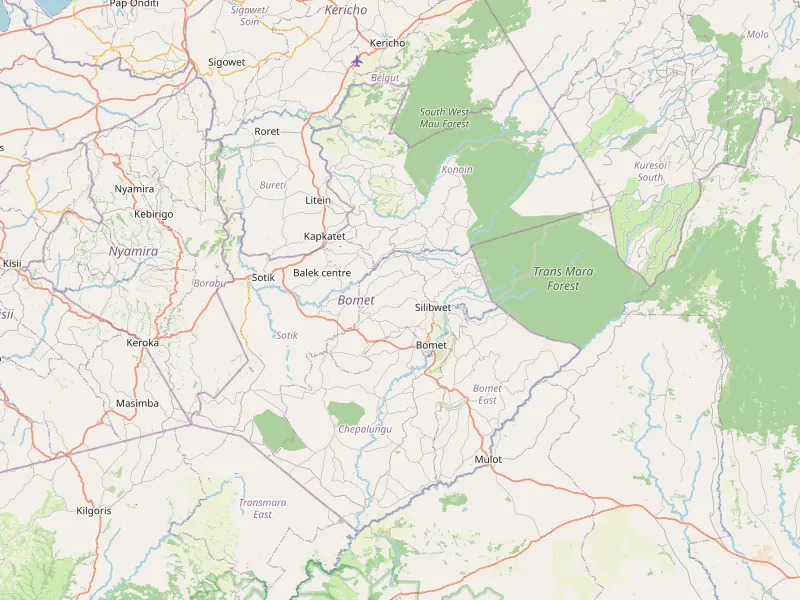 Ladda ner karta over Bomet