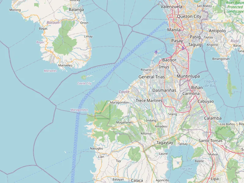 Stahnout mapu Cavite