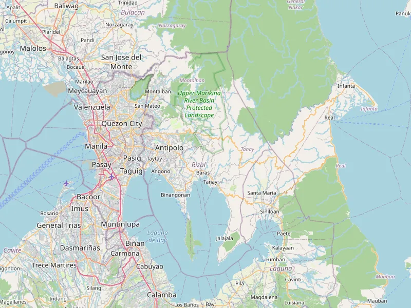 Download map of Rizal