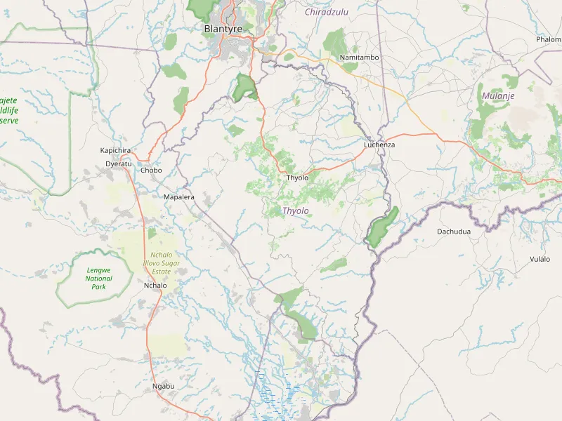 Download map of Thyolo