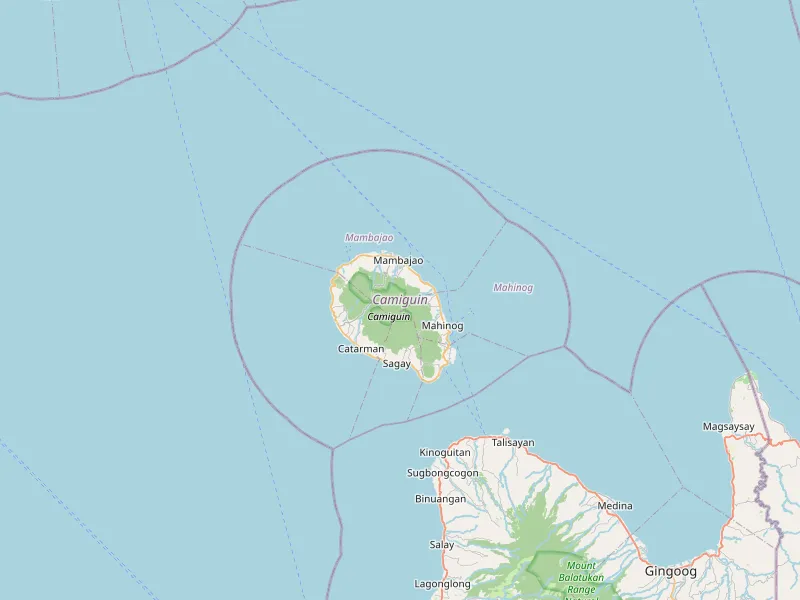 Download map of Camiguin